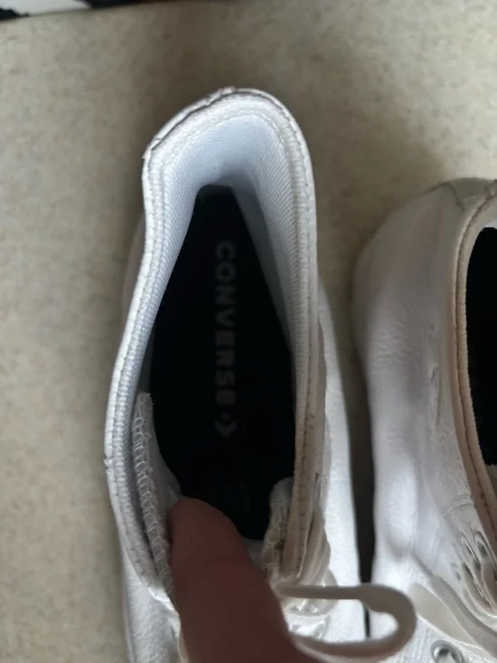 Converse High-Top Lugged Sole Sneakers - White - Picture 5 of 9